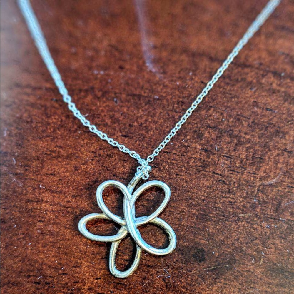 Tiffany Palmona Flower Pendant
